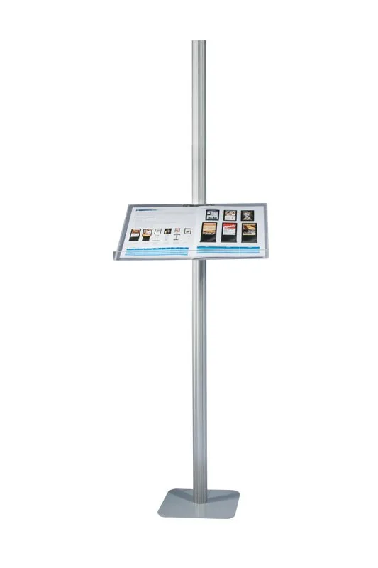 InnoGRAPH Digital Signage LCD Stand 1 Pole with Plate Base