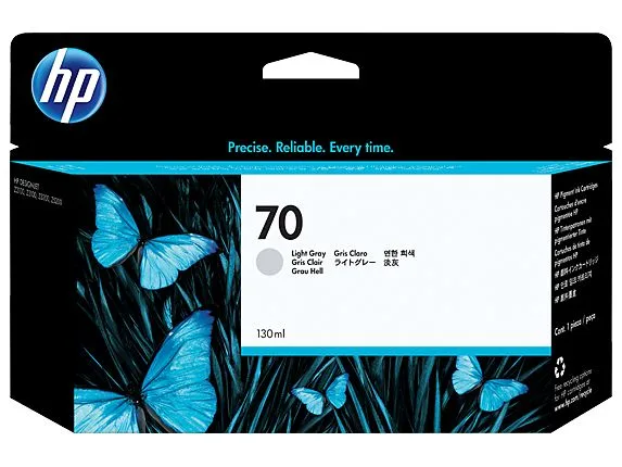 HP 70 130-ml Light Gray Ink Cartridge [C9451A]