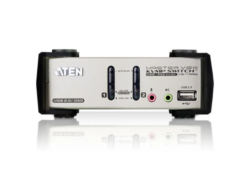 ATEN KVM Switches Master View (Desktop KVM) PS/2 &amp; USB KVMP [CS1732B]