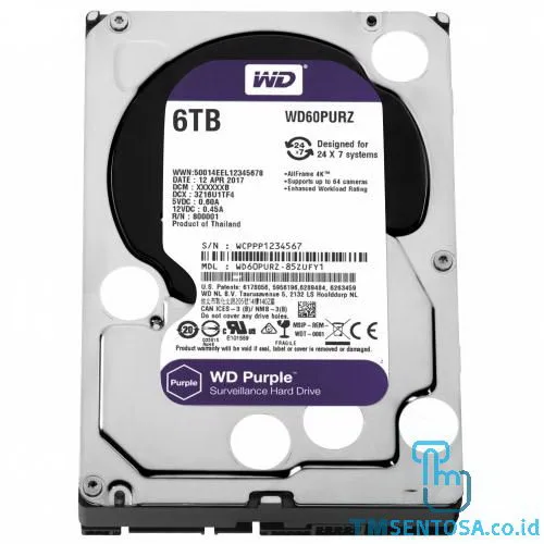 Purple 6TB WD60PURZ
