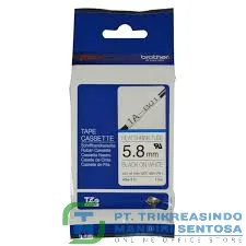 HEAT SHRINK TUBE, BLACK ON WHITE 5.8MM, 1.5M LONG [HSE-211]