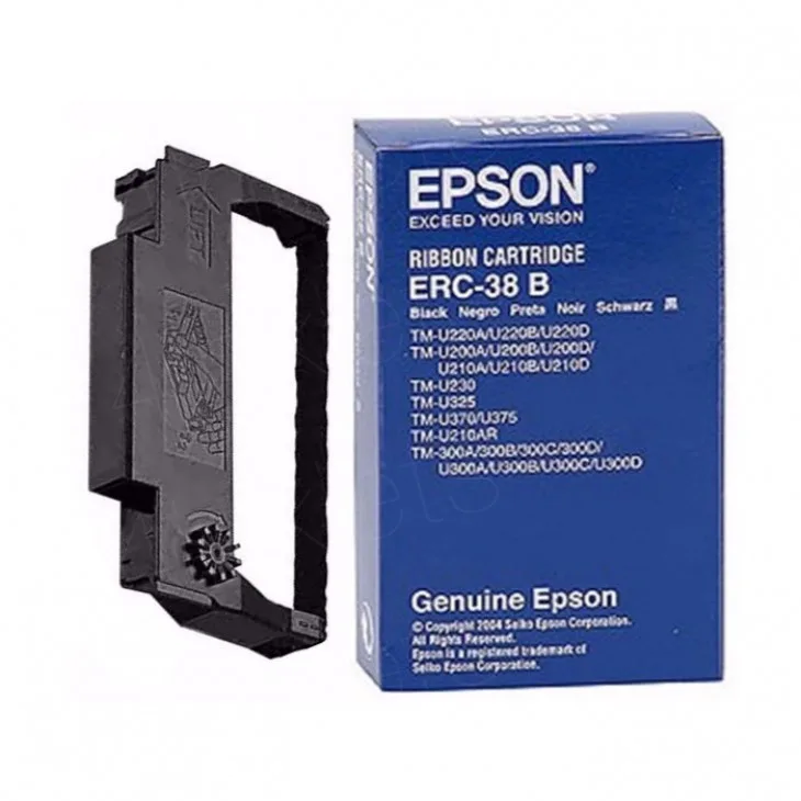 EPSON Ribbon Cartridge ERC-38 B (Black) (C43S015374)