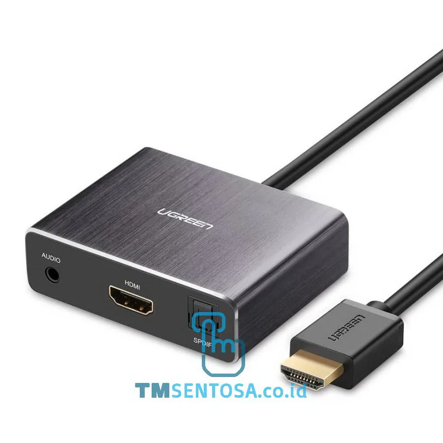 HDMI to HDMI Converter with SPDIF and 3.5mm Audio 40281 - Black
