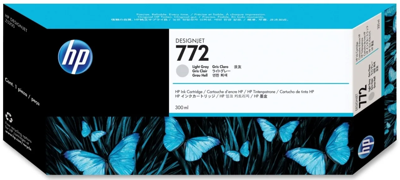HP 772 300ml Light Gray Designjet Ink [CN634A]