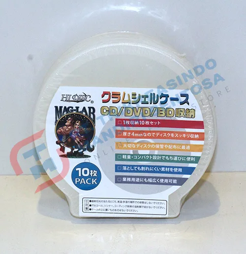 Casing CD DVD Plastik Oval