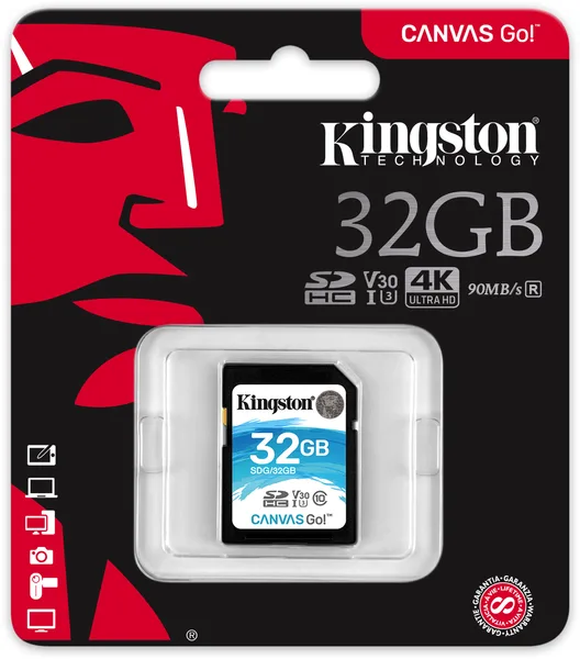 SDHC CANVAS GO 32GB SDG/32GB