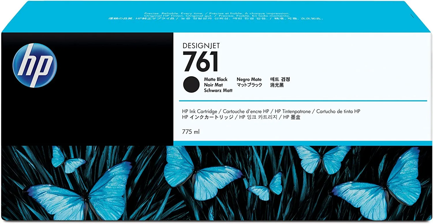 HP 761 775ml Matte Blk Ink Cartridge [CM997A]
