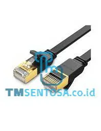 Cat 7 STP Lan Cable Flat Design Black 8 Meter - 11264