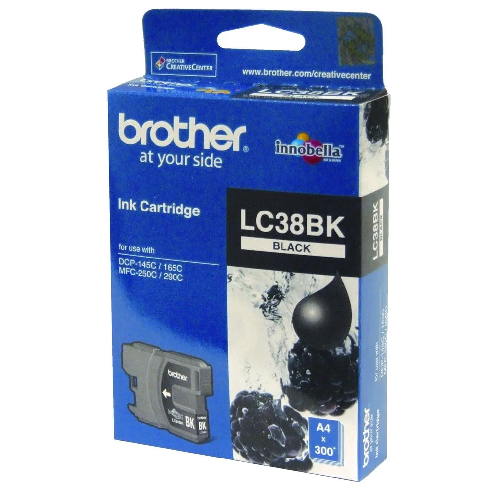Black Ink Cartridge (LC-38 BK)