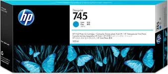 HP 745 300-ml Cyan Ink Cartridge [F9K03A]
