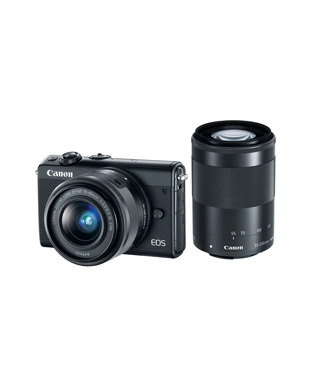 EOS M100 DOUBLE KIT EF-M15-45 IS STM + EF M22 - BLACK