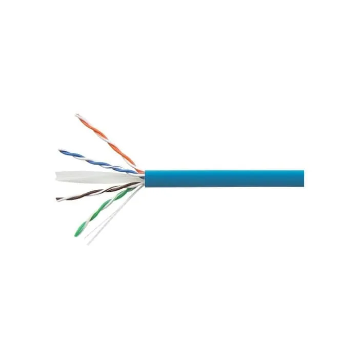 Cable Cat6 UTP, blue, Reel Box 305m w/cross filler [1427071-6]